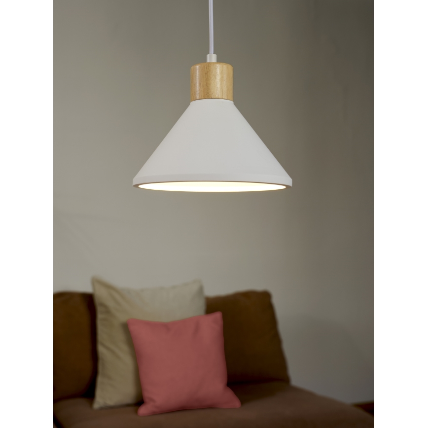 Ledvance - Lühter DECOR PLASTER 1xE27/25W/230V d. 22 cm kips valge