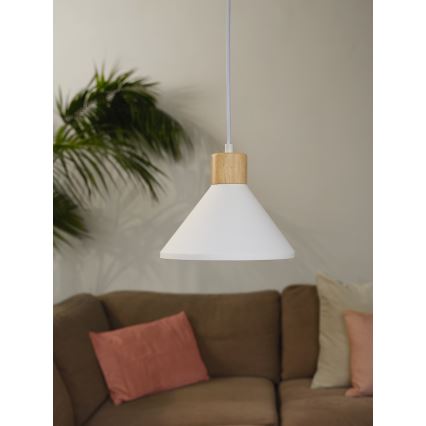 Ledvance - Lühter DECOR PLASTER 1xE27/25W/230V d. 22 cm kips valge