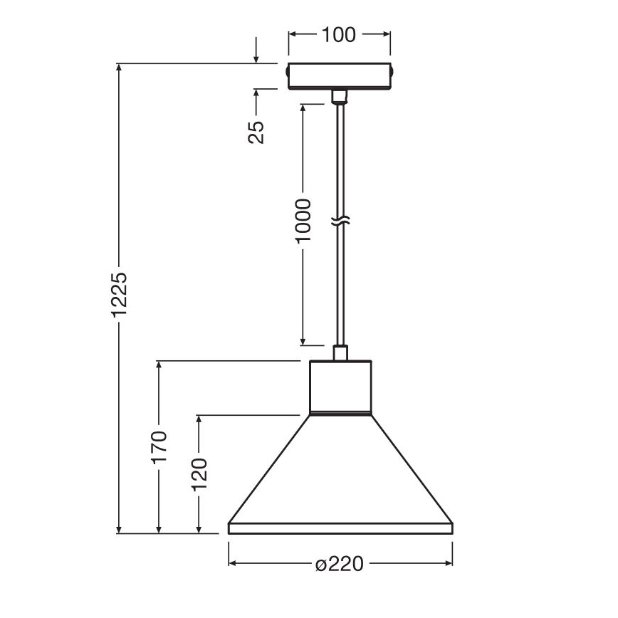 Ledvance - Lühter DECOR PLASTER 1xE27/25W/230V d. 22 cm kips valge