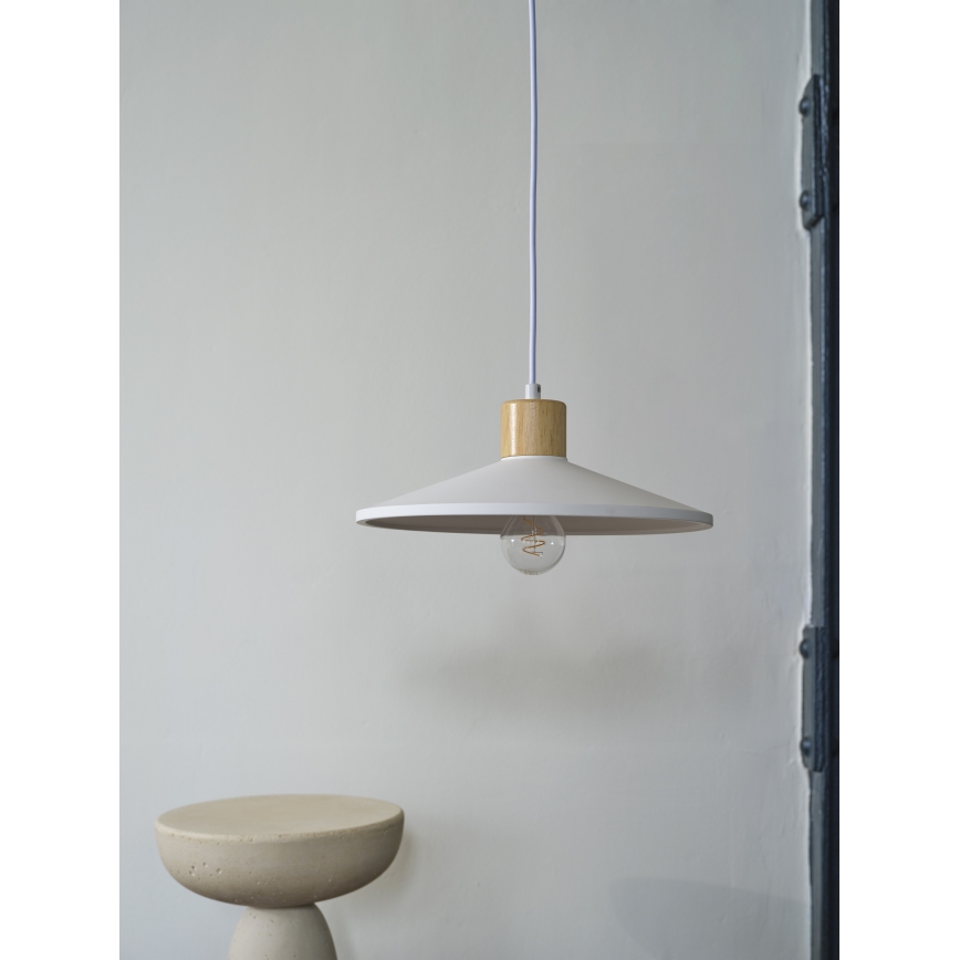 Ledvance - Lühter DECOR PLASTER 1xE27/25W/230V d. 32 cm kips valge