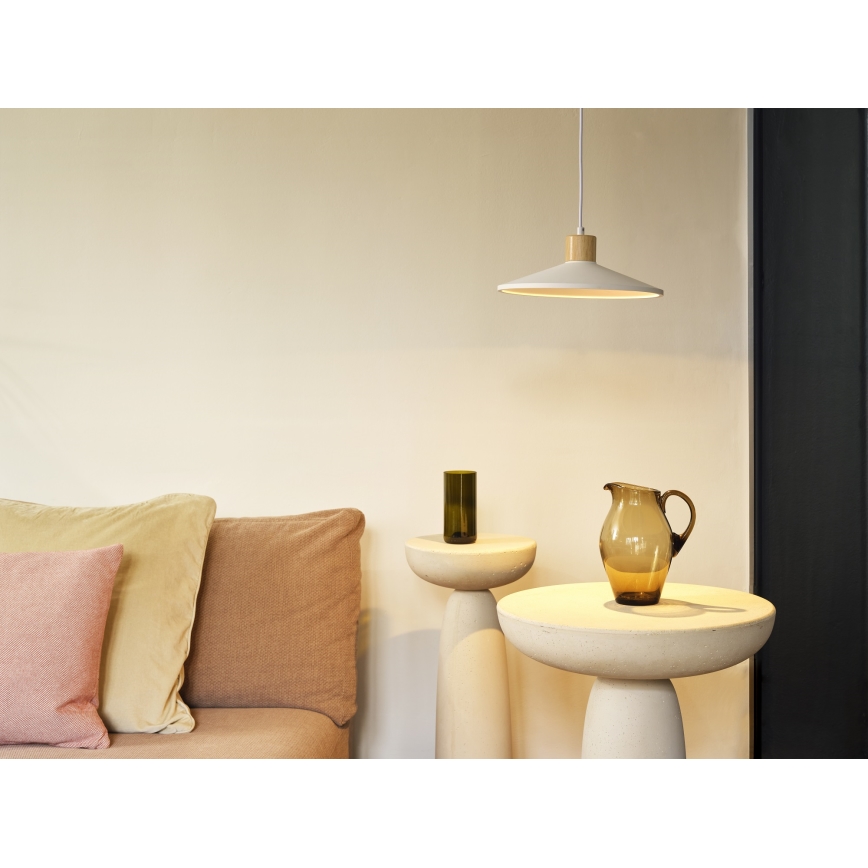 Ledvance - Lühter DECOR PLASTER 1xE27/25W/230V d. 32 cm kips valge