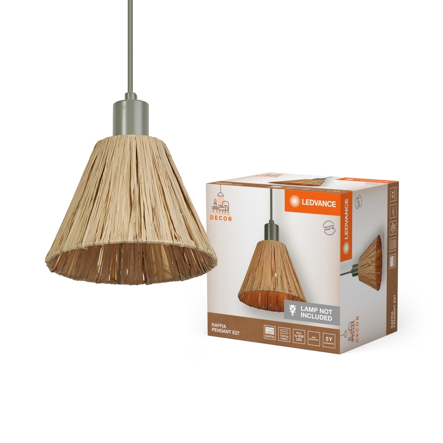 Ledvance - Lühter DECOR RAFFIA 1xE27/15W/230V