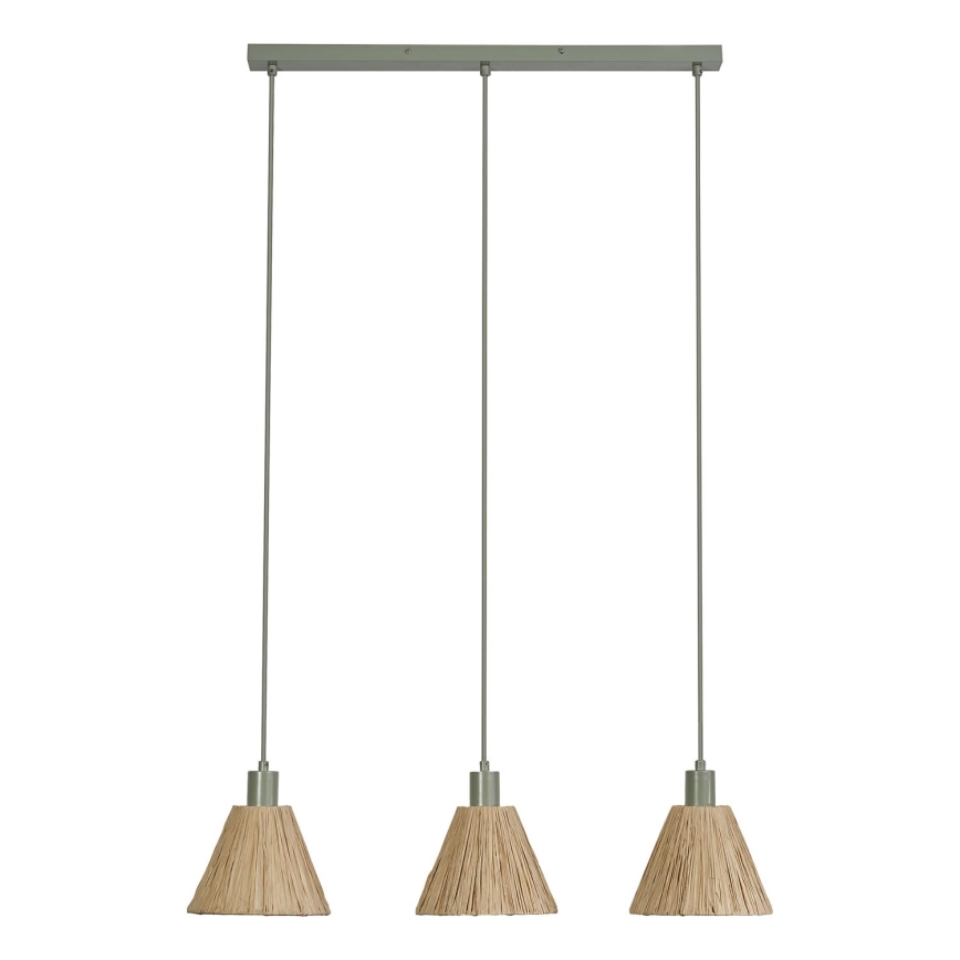 Ledvance - Lühter DECOR RAFFIA 3xE27/15W/230V Palmi niin