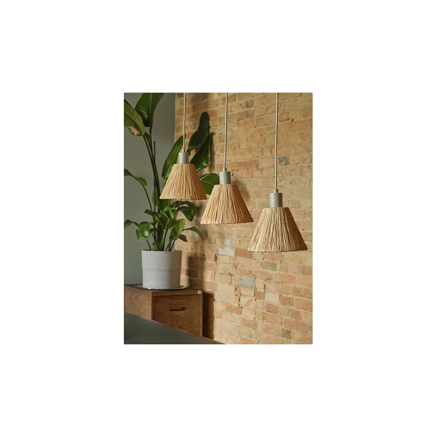 Ledvance - Lühter DECOR RAFFIA 3xE27/15W/230V Palmi niin