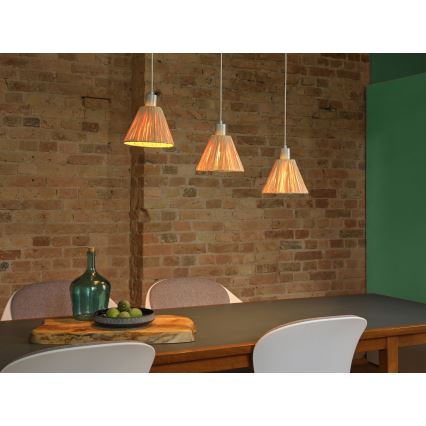 Ledvance - Lühter DECOR RAFFIA 3xE27/15W/230V Palmi niin