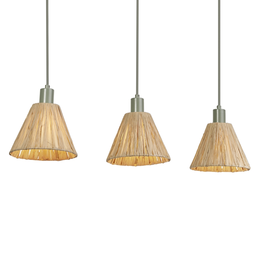 Ledvance - Lühter DECOR RAFFIA 3xE27/15W/230V Palmi niin