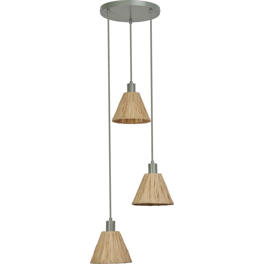 Ledvance - Lühter DECOR RAFFIA 3xE27/15W/230V Palmi niin