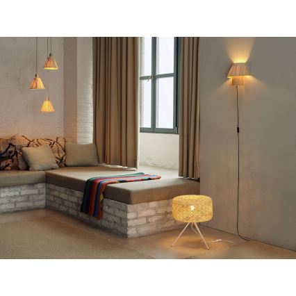 Ledvance - Lühter DECOR RAFFIA 3xE27/15W/230V Palmi niin