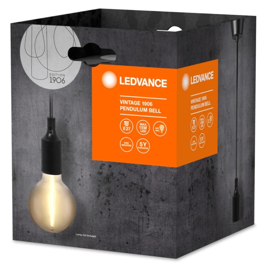Ledvance - Lühter PENDULUM BELL 1xE27/15W/230V must