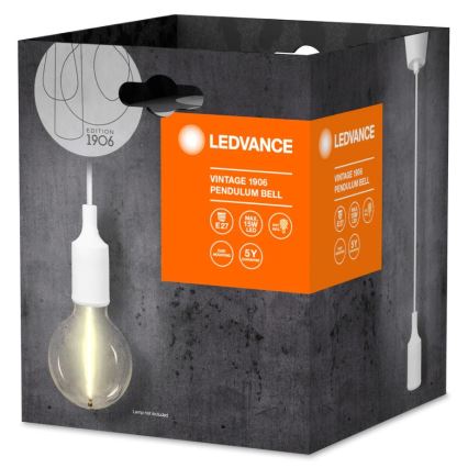 Ledvance - Lühter PENDULUM BELL 1xE27/15W/230V valge