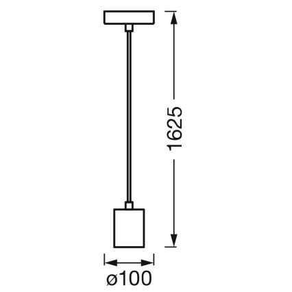 Ledvance - Lühter PENDULUM ROBBIN 1xE27/15W/230V läikiv kroom