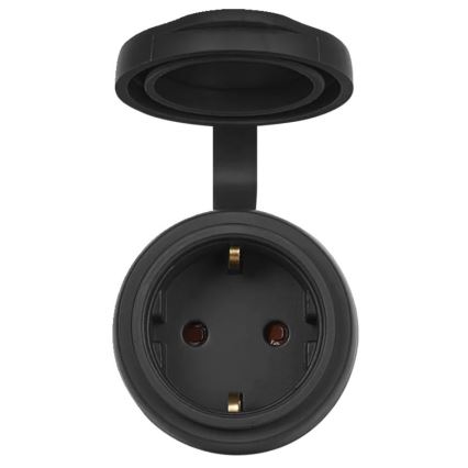 Ledvance - Nutikas väli pistik SMART+ 3680W/230V/Tüüp F/SCHUKO 16A IP44 must