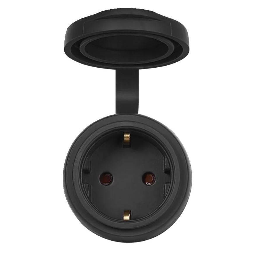 Ledvance - Nutikas väli pistik SMART+ 3680W/230V/Tüüp F/SCHUKO 16A IP44 must