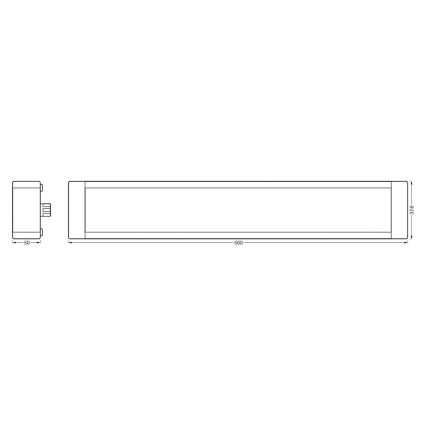 Ledvance - Pikenduskomplekt LED hämardatav köögimööbli valgusti SMART+ UNDERCABINET LED/8W/24V 2700-6500K Wi-Fi