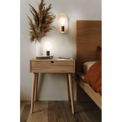 Ledvance - Seinavalgusti DECOR WOOD 1xE27/8W/230V