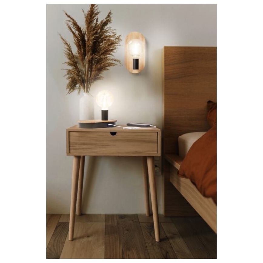 Ledvance - Seinavalgusti DECOR WOOD 1xE27/8W/230V