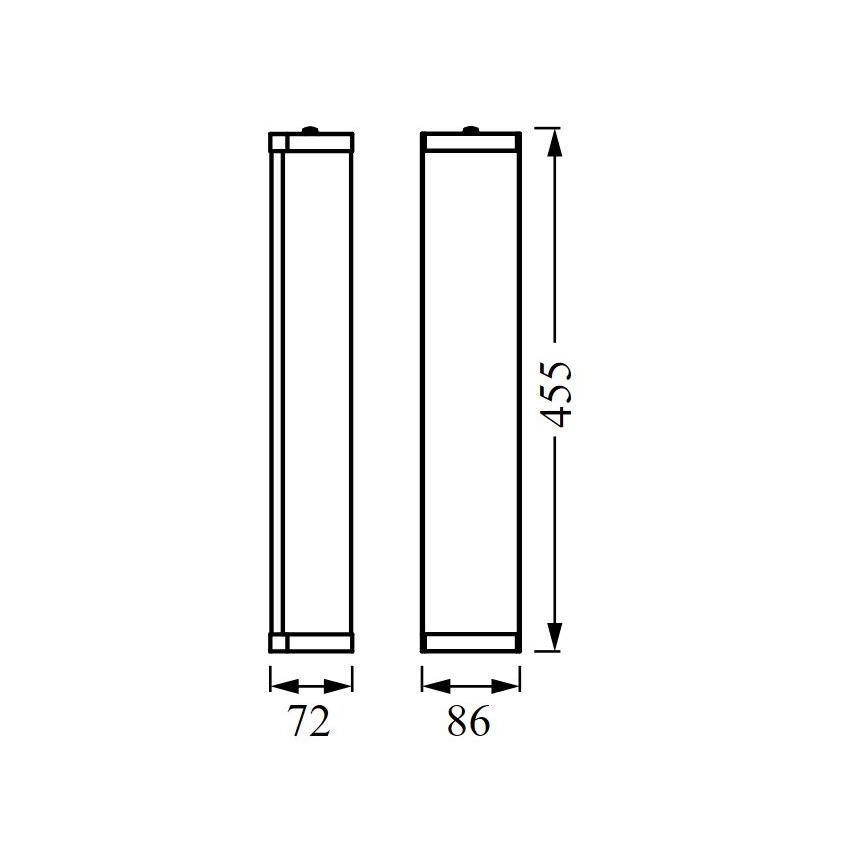 Ledvance - Seinavalgusti vannituppa BATHROOM CLASSIC 3xE14/12W/230V IP44