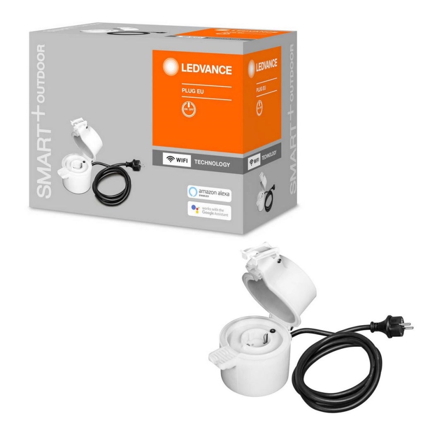 Ledvance - Väli nutikas pistik SMART+ PLUG SCHUKO 3680W IP44 Wi-Fi