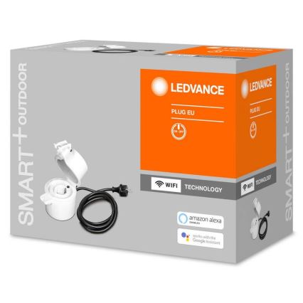 Ledvance - Väli nutikas pistik SMART+ PLUG SCHUKO 3680W IP44 Wi-Fi