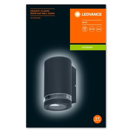 Ledvance - Väli seinavalgusti BEAM 1xGU10/35W/230V IP44
