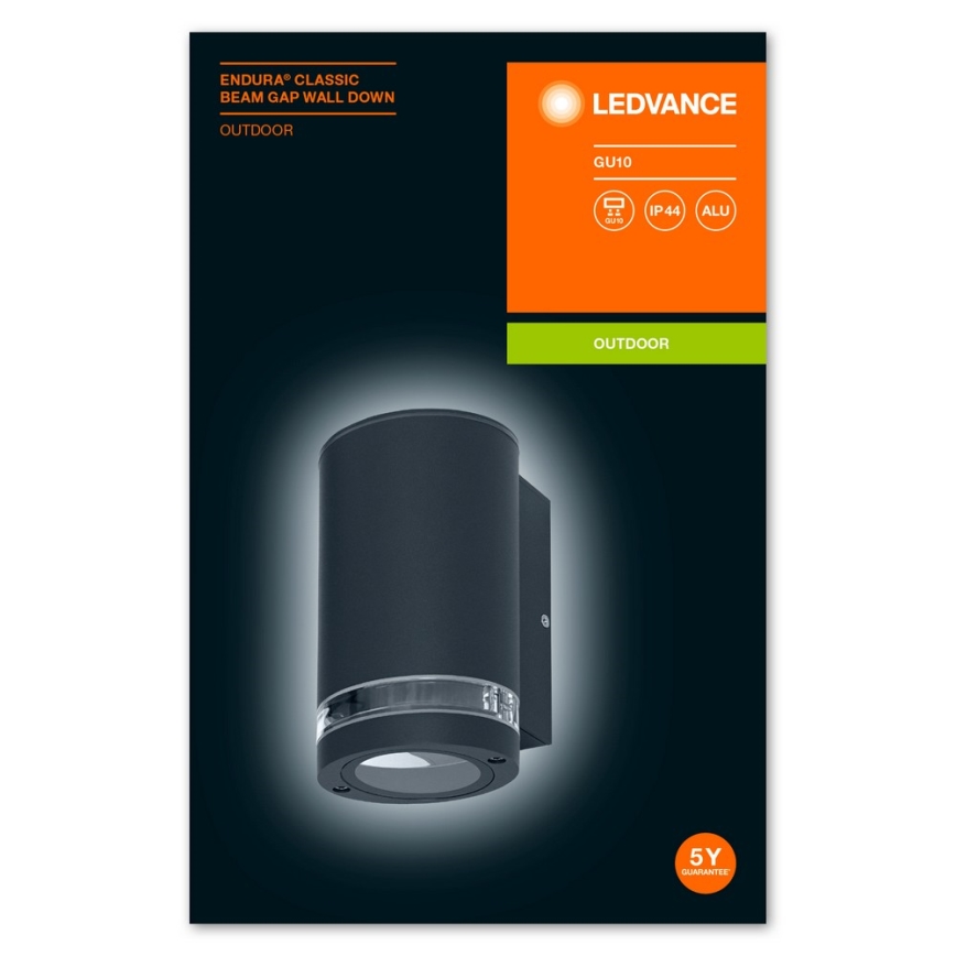 Ledvance - Väli seinavalgusti BEAM 1xGU10/35W/230V IP44