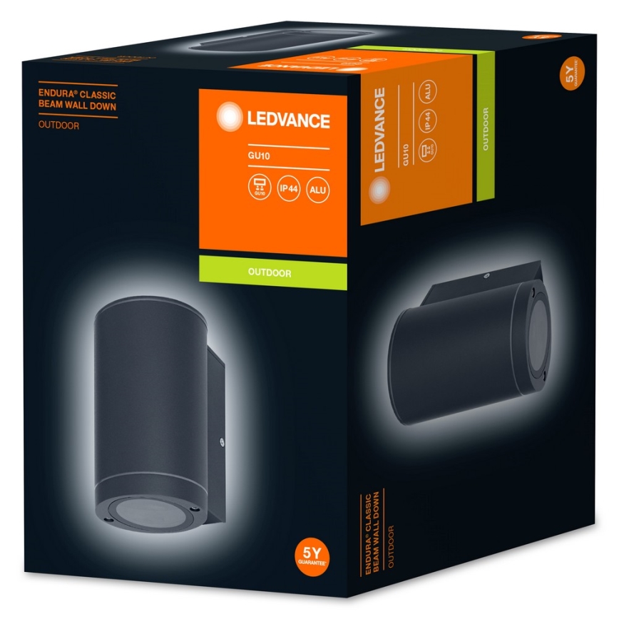 Ledvance - Väli seinavalgusti BEAM 1xGU10/35W/230V IP44