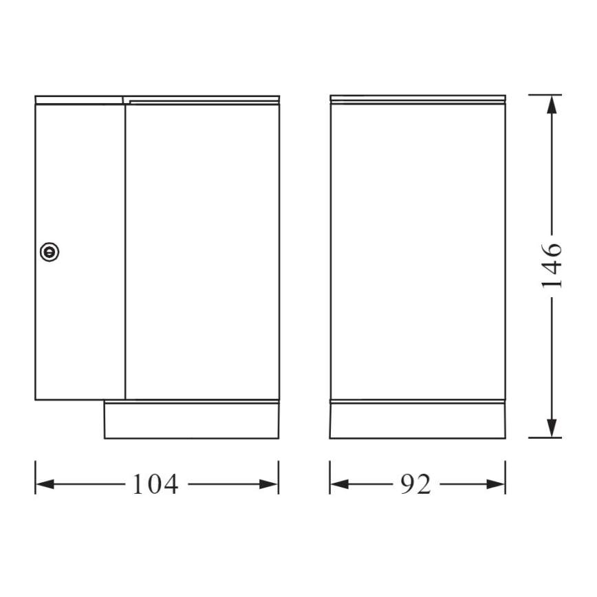 Ledvance - Väli seinavalgusti BEAM 1xGU10/35W/230V IP44