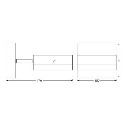 Ledvance - Väli seinavalgusti ENDURA CLASSIC 1xGX53/12W/230V IP44