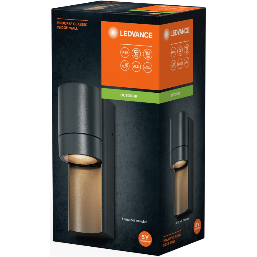 Ledvance - Väli seinavalgusti ISIDOR 1xGU10/35W/230V IP65