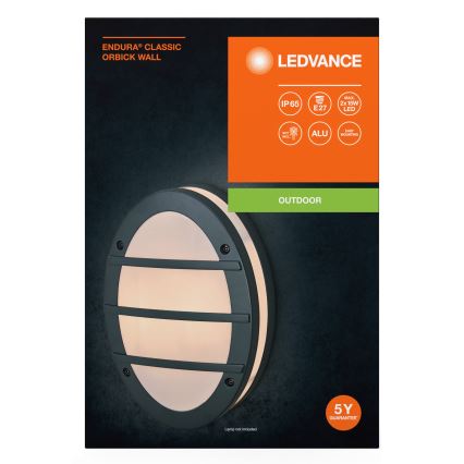Ledvance - Väli seinavalgusti ORBICK 2xE27/18W/230V IP65