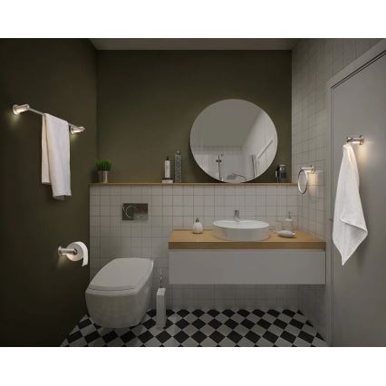Ledvance - Vannitoa seinale kinnitatav nagi koos LED dioodidega taustvalgustusega IP44 3xAAA