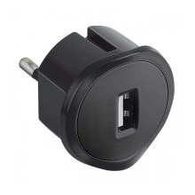 Legrand 50681 - USB adapter pistikupessa 230V/1,5A must