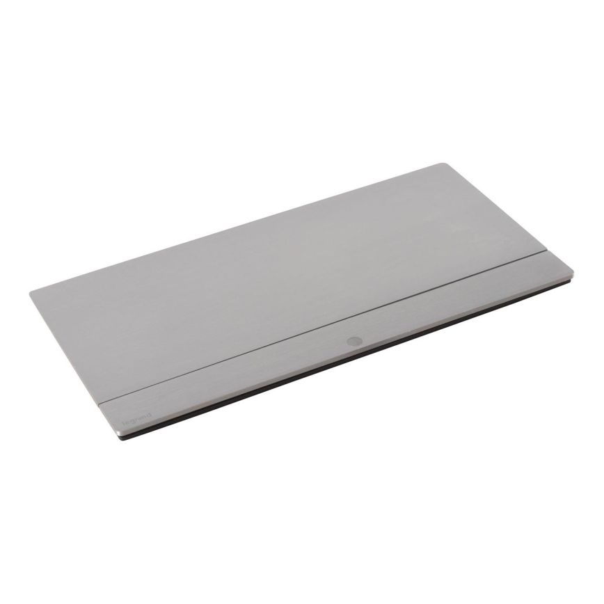 Legrand 654808 - Pistikupesa raam lauale POP-UP 8M hõbedane