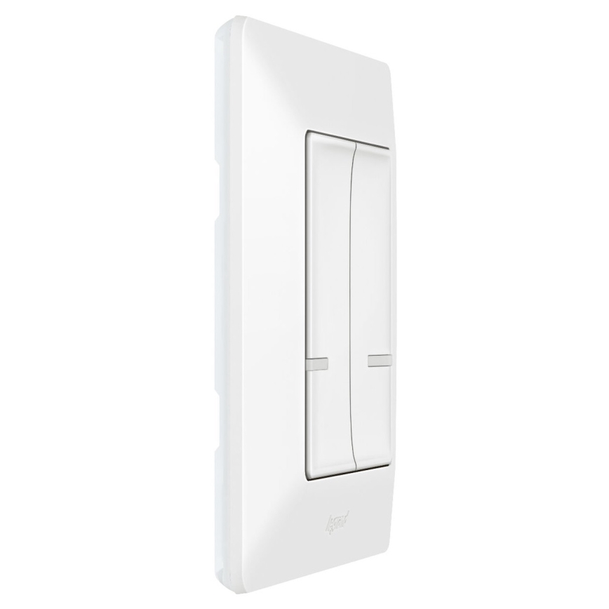Legrand 752187- Nutikas juhtmevaba 2 nupuga lüliti VALENA 1xCR2032 Wi-Fi IP40