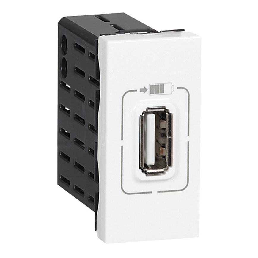 Legrand 77591 - Laadija MOSAIC USB 1M 5V/230V valge