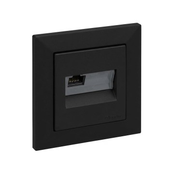 Legrand - Etherneti pistikupesa RJ45 raamiga SUNO must