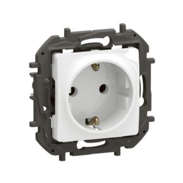 Legrand - Kodune SCHUKO pistikupesa raamita NILOE 250V valge