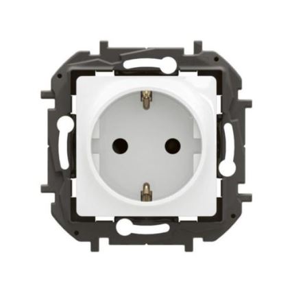 Legrand - Kodune SCHUKO pistikupesa raamita NILOE 250V valge