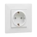 Legrand - kodune SCHUKO seinapistikupesa NILOE STEP raamiga 250V valge