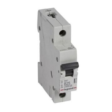 Legrand - modulaarne ühepoolne kaitselüliti RX3 1P B 25 A 6000 A