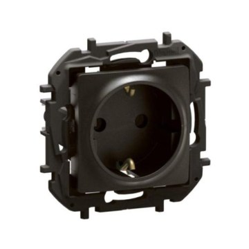Legrand - NILOE SCHUKO kodune seinapistikupesa 250V, raamita, must