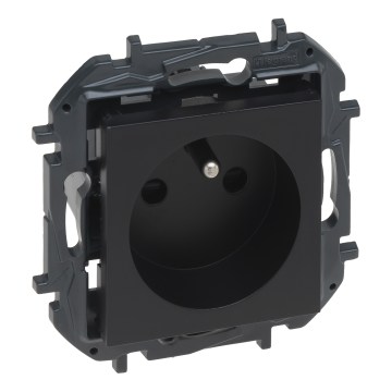Legrand - Raamita kodune pistikupesa NILOE STEP 250V must