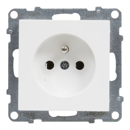 Legrand - Raamita kodune pistikupesa SUNO 250V valge
