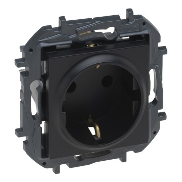 Legrand - Raamita kodune SCHUKO-pistikupesa NILOE STEP 250V must