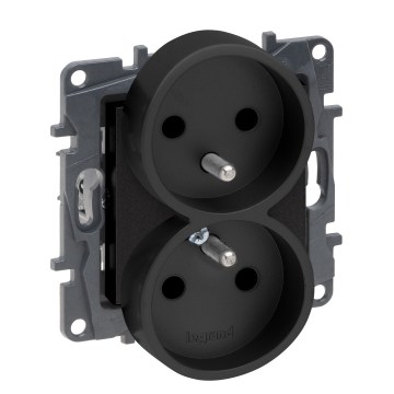 Legrand - Raamita kodune seinapistikupesa NILOE STEP 250V must