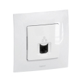 Legrand - RJ45 Etherneti pistikupesa NILOE raamiga valge