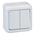 Legrand - Seinale paigaldatav sarjalüliti č. 5 FORIX IP44 valge