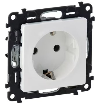 Legrand - Seinale paigaldatav SCHUKO pistikupesa ilma raamita VALENA LIFE 250V valge