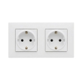 Legrand - Topelt SCHUKO pistikupesa NILOE STEP 250V valge