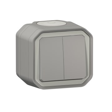 Legrand - topelt trepilüliti nr 6+6 PLEXO IP55 hall